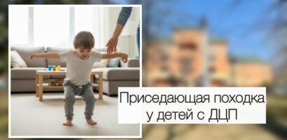 приседающая походка при ДЦП